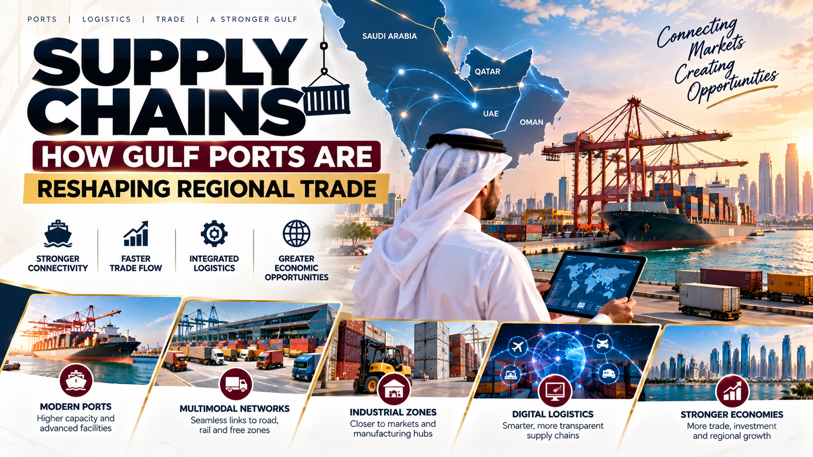 Supply Chains: How Gulf Ports Are Reshaping Regional Trade